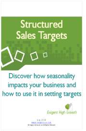 A beginners guide to creating Structured Sales Targets